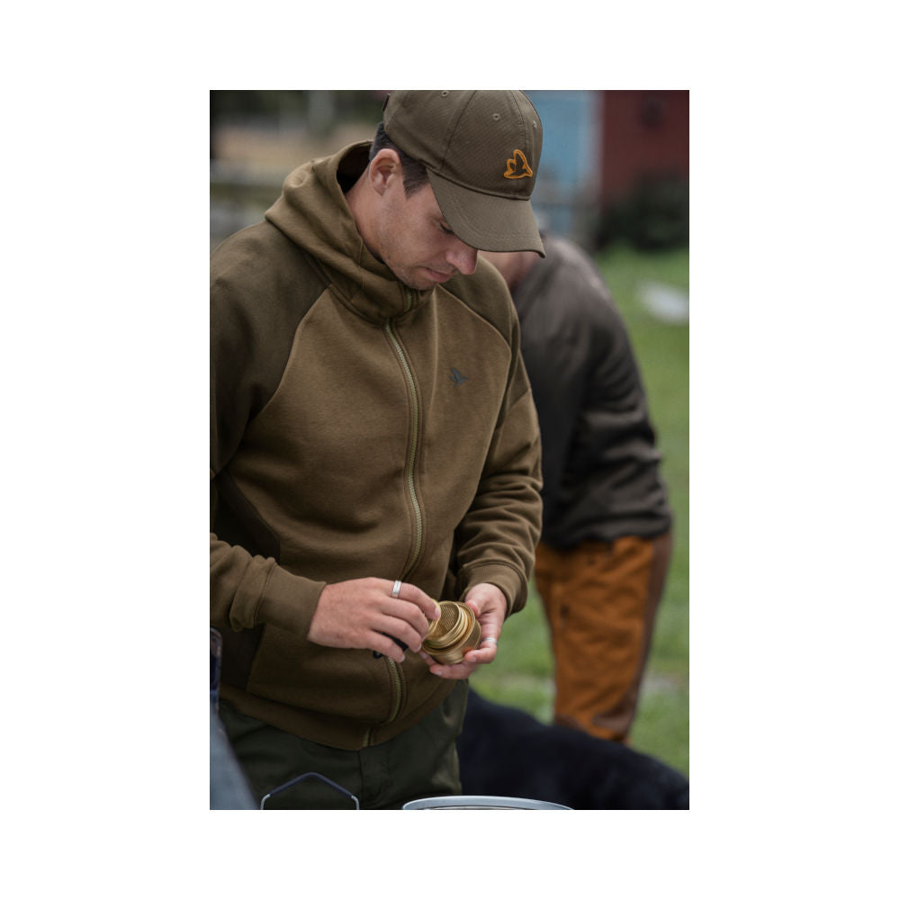 Seeland - Kapuzenpullover mit Kreuzreißverschluss-Jagdpullover-Seeland-GearFreak.de-7
