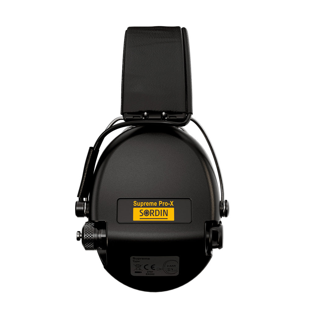 Sordin - Supreme Pro-X LED Elektronischer Gehörschutz 82 dB // Schwarz-Gehörschutz-Sordin-GearFreak.de-5