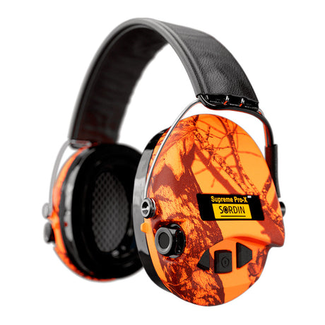 Sordin - Supreme Pro X LED aktiver Gehörschutz // Orange Tarnung-Gehörschutz-Sordin-GearFreak.de-1