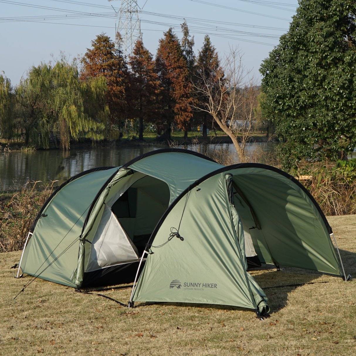 Sunny Hiker 3-Personen PU-Tunnelzelt-3-Personen Zelte-Sunny Hiker-GearFreak.de-3