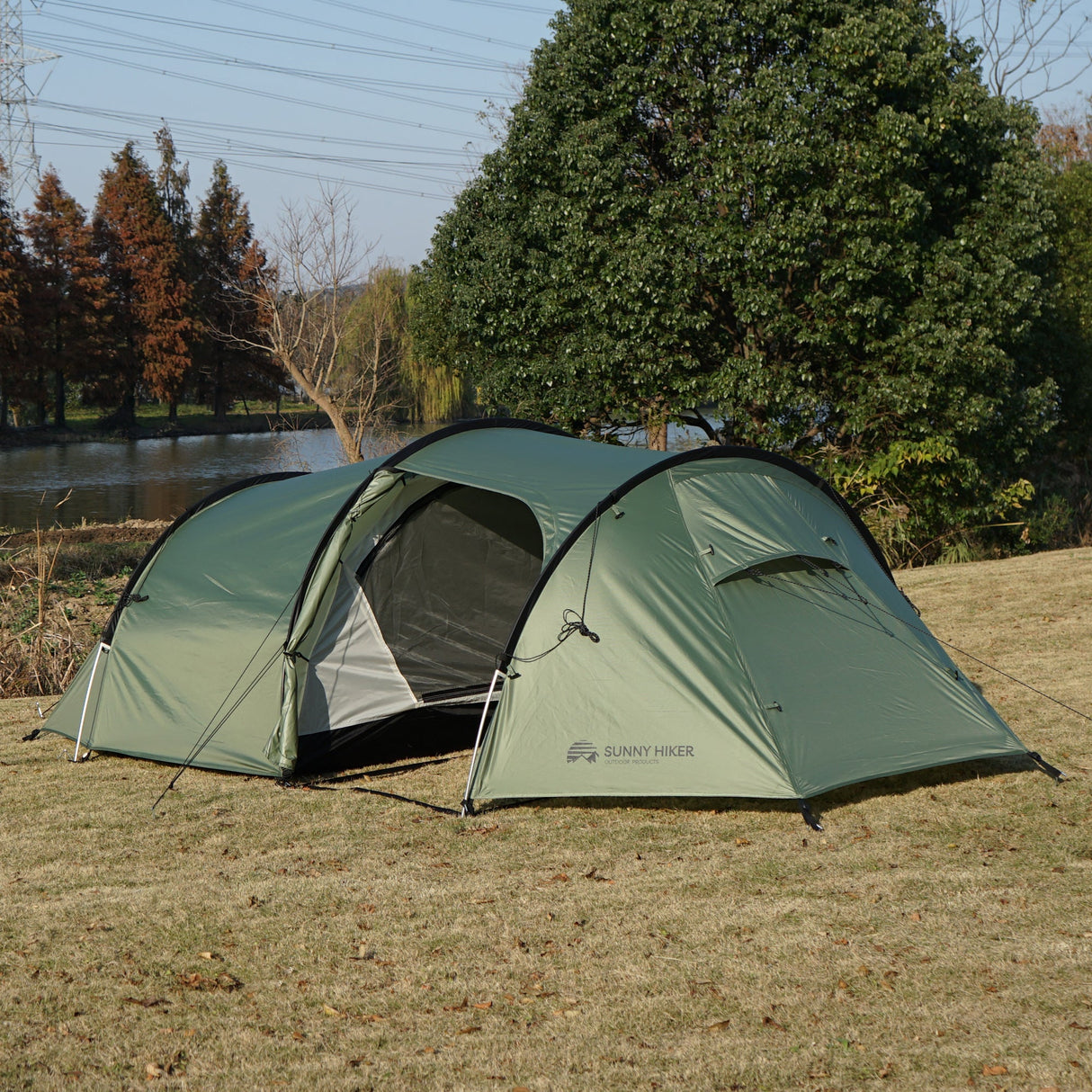 Sunny Hiker 3-Personen PU-Tunnelzelt-3-Personen Zelte-Sunny Hiker-GearFreak.de-4