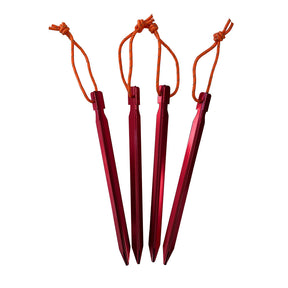 Sunny Hiker - Leichte Aluminium-Heringe (4er-Pack)-Zeltheringe-Sunny Hiker-GearFreak.de-1