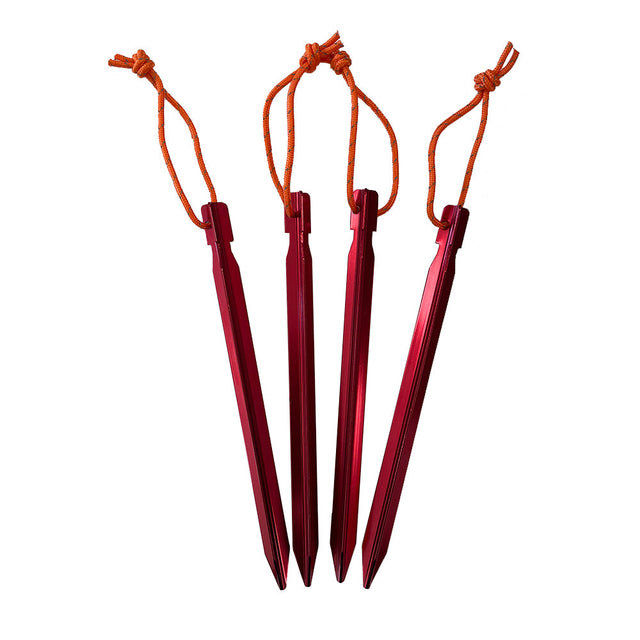 Sunny Hiker - Leichte Aluminium-Heringe (4er-Pack)-Zeltheringe-Sunny Hiker-GearFreak.de-1