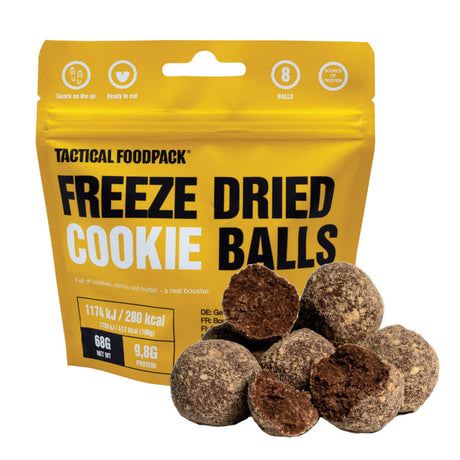 Tactical Foodpack - Gefriergetrocknete Keksbällchen, 280 Kcal-Feldrationen und MREs-Tactical Foodpack-GearFreak.de-1