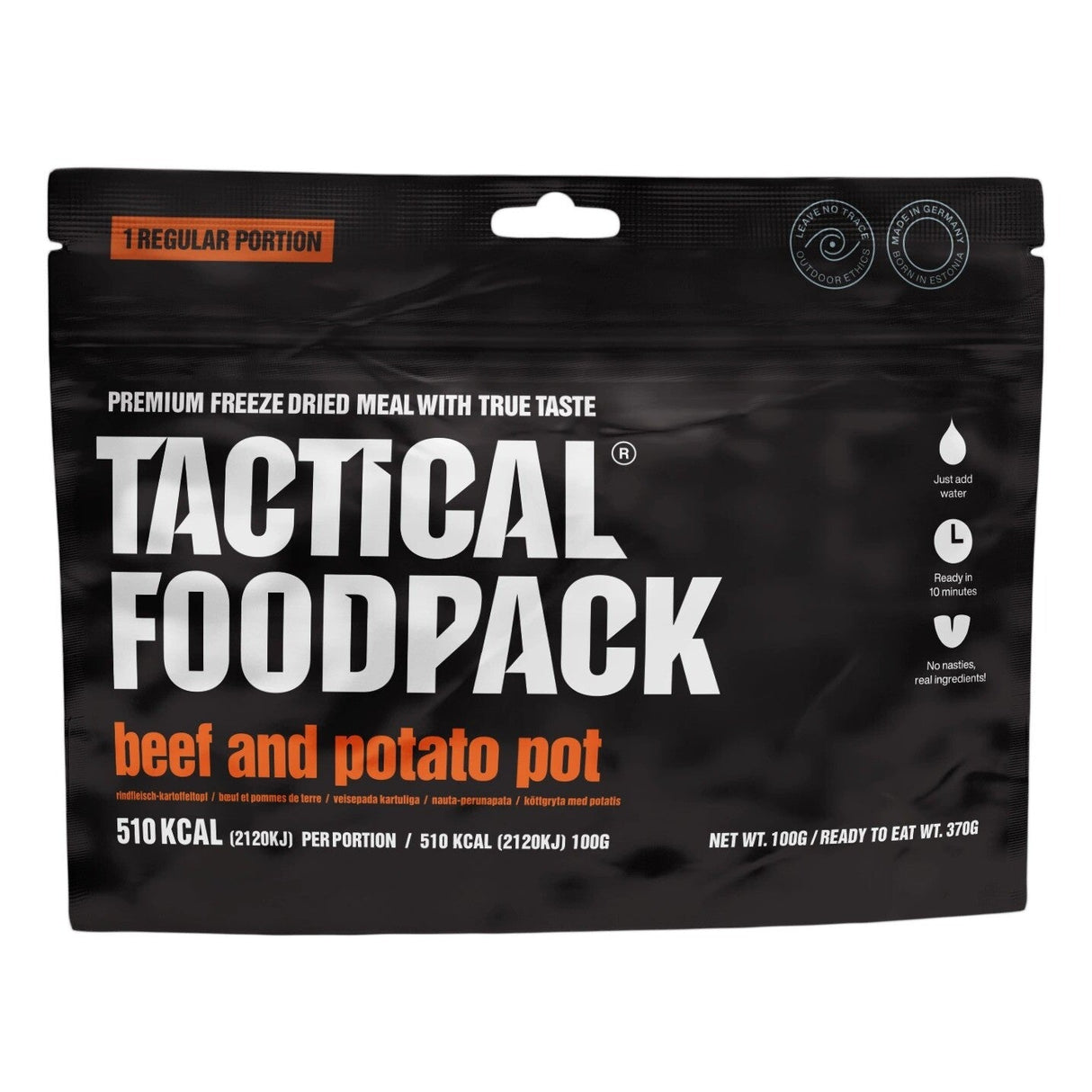Tactical Foodpack - Rindfleisch und Kartoffeln (515 kcal)-Feldrationen und MREs-Tactical Foodpack-GearFreak.de-2