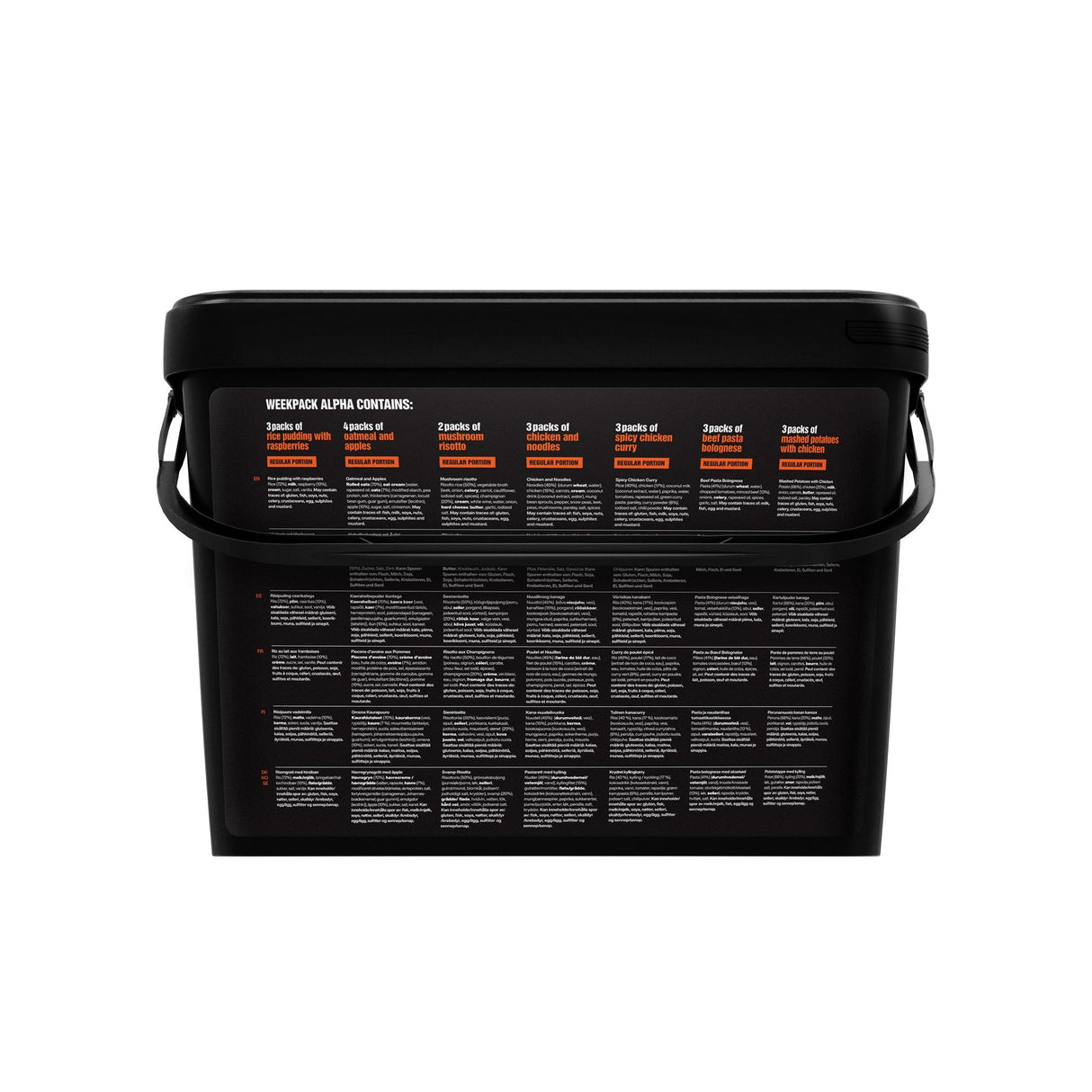 Tactical Foodpack - Wochenpaket Alpha Feltration, 21 Mahlzeiten, 10.206 Kcal-Feldrationen und MREs-Tactical Foodpack-GearFreak.de-2