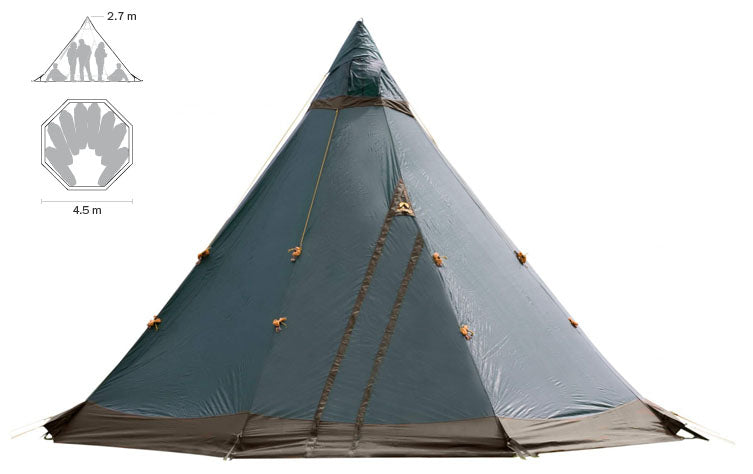 Tentipi - Sapphire 7 Light Leichtes Zelt für 4-8 Personen-5-8 Personen Zelte-Tentipi-GearFreak.de-1