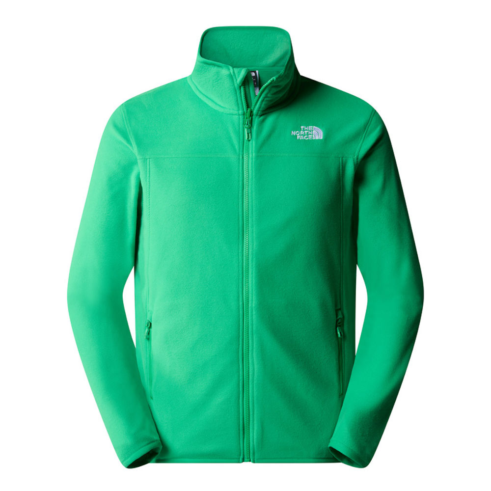 The North Face - Fleecejacke 100 Glacier Full Zip Grün // Grün-Jacke - Herren-The North Face-GearFreak.de-1