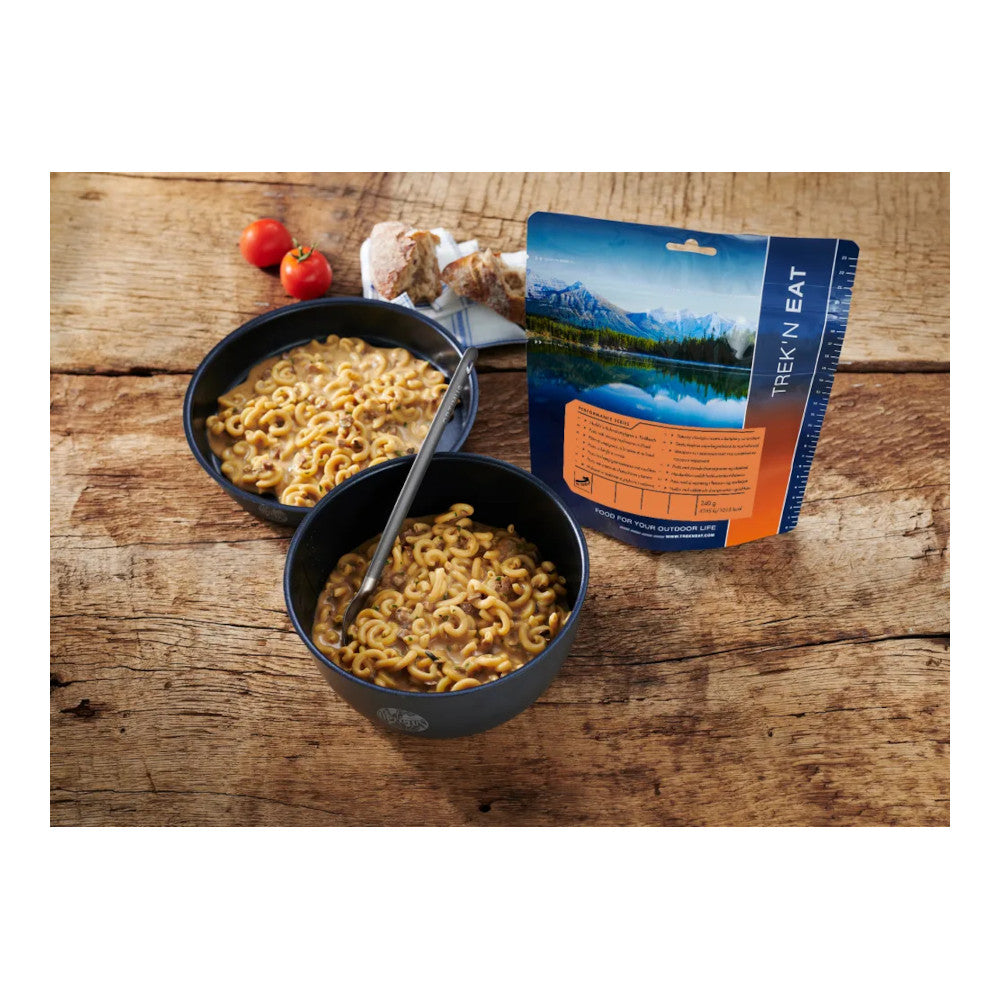 Trek'n Eat - Pasta mit Rindfleisch und Champignons 1015 kcal-Feldrationen und MREs-Trek'n Eat-GearFreak.de-2