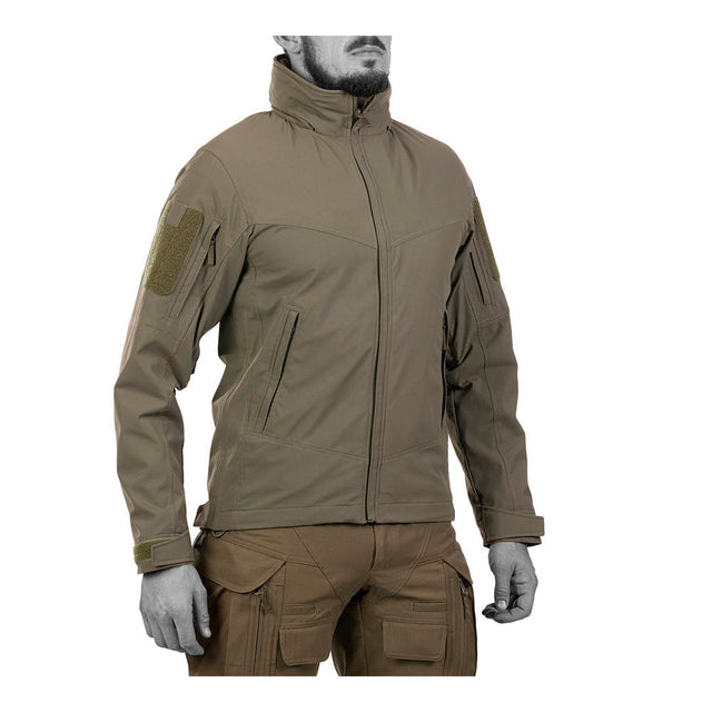UF PRO - Delta Eagle Gen. 3 Tactical Softshell Herrenjacke // Braun Grau-Kampfjacken & Militärjacken-UF PRO-GearFreak.de-1