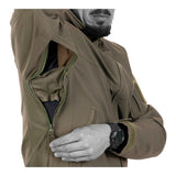 UF PRO - Delta Eagle Gen. 3 Tactical Softshell Herrenjacke // Braun Grau-Kampfjacken & Militärjacken-UF PRO-GearFreak.de-3