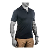 UF PRO - Urban Herren Polo // Schwarz-Outdoor-T-Shirts - Herren-UF PRO-GearFreak.de-1
