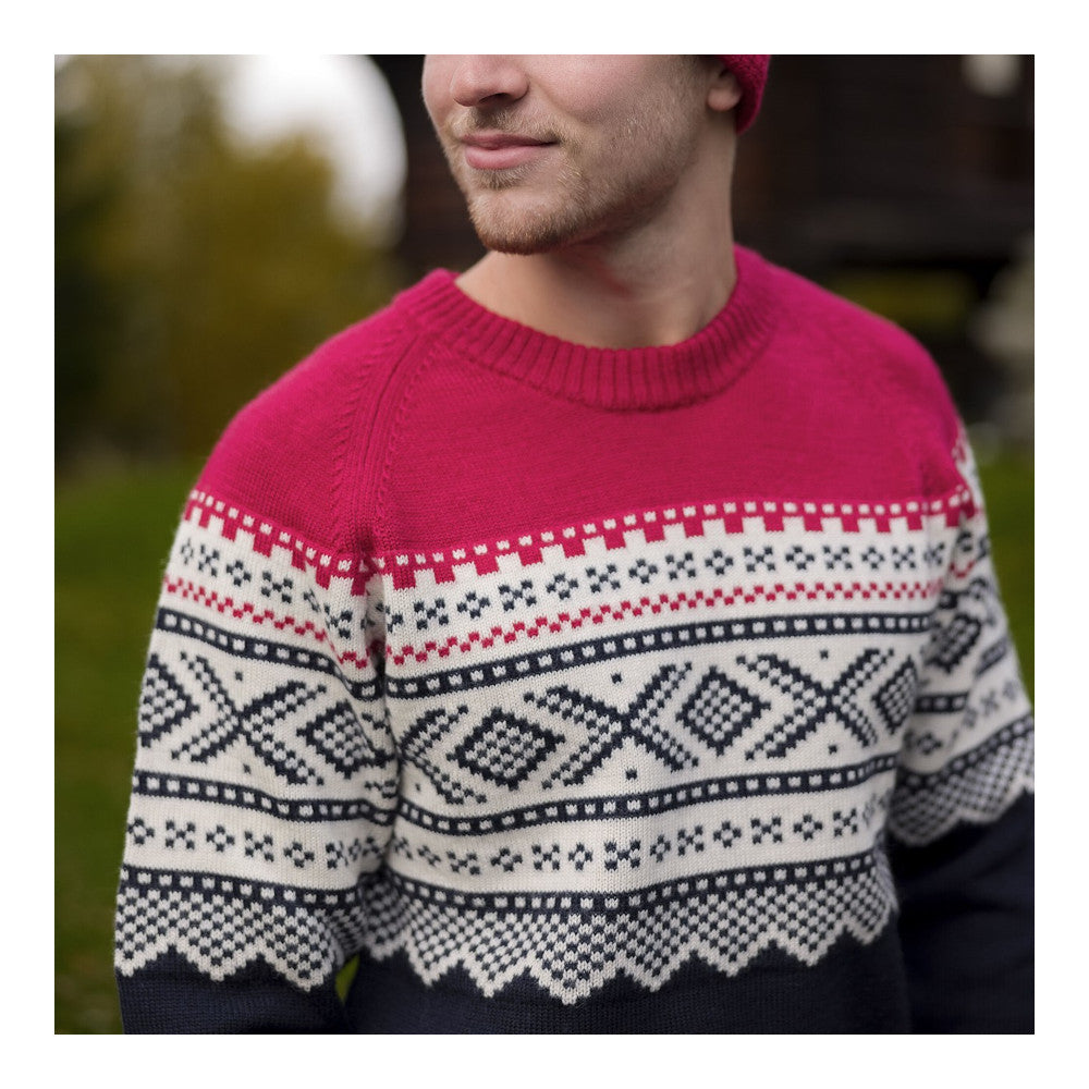 Ulvang - Marius Herren-Strickwaren mit Rundhalsausschnitt // Blau-Pullover - Herren-Ulvang-GearFreak.de-4