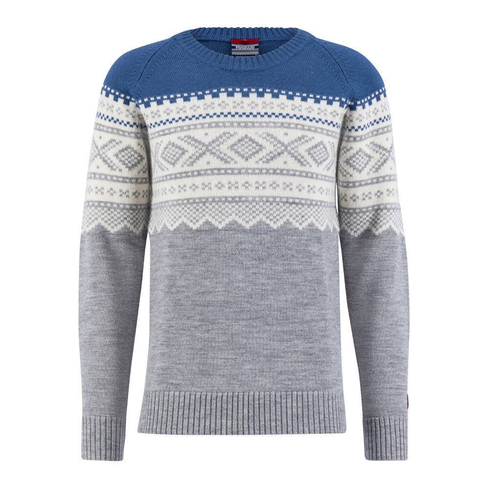 Ulvang - Marius Herren-Strickwaren mit Rundhalsausschnitt // Grau-Pullover - Herren-Ulvang-GearFreak.de-1