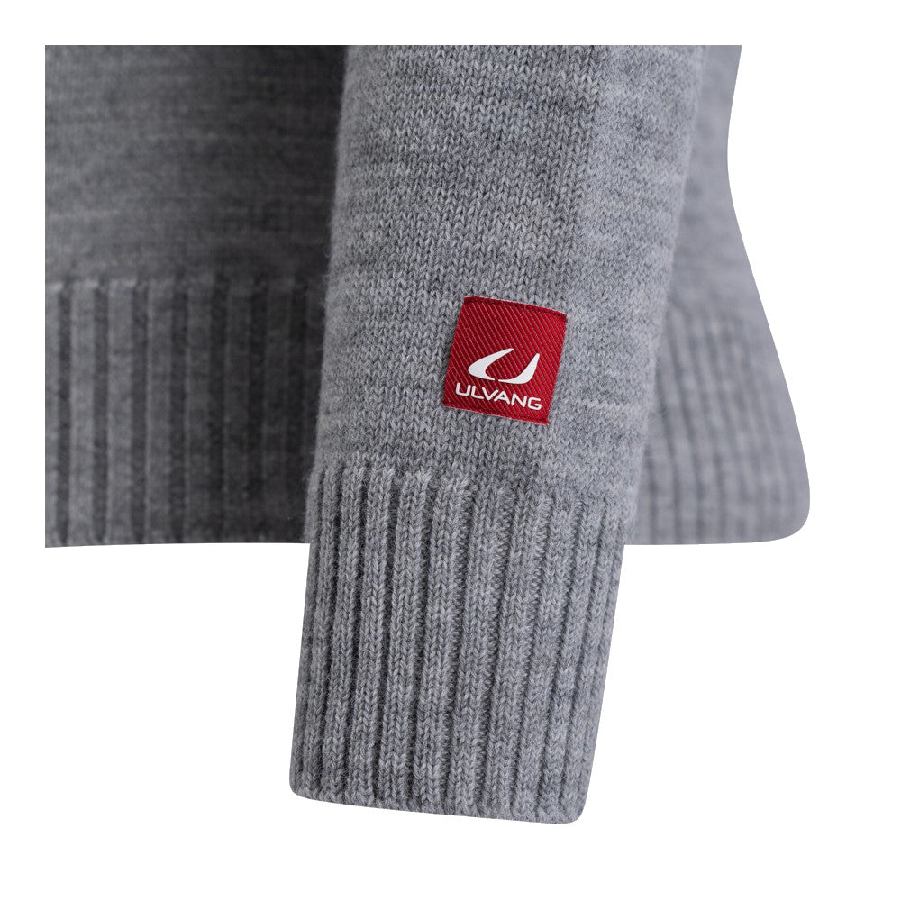 Ulvang - Marius Herren-Strickwaren mit Rundhalsausschnitt // Grau-Pullover - Herren-Ulvang-GearFreak.de-6