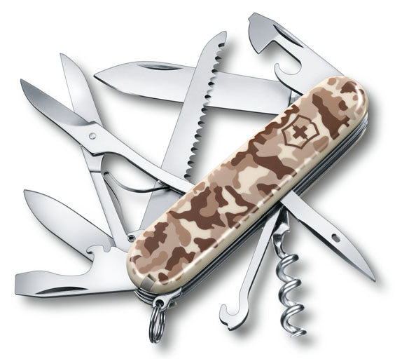 Victorinox - Huntsman Schweizer Taschenmesser 91 mm // Tarnbraun-Schweizer Taschenmesser-Victorinox-GearFreak.de-1