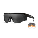 Wiley X - ROGUE Comm Schießbrille Schwarz - 3 Gläser-Schieß- & Sportbrillen-Wiley X-GearFreak.de-1