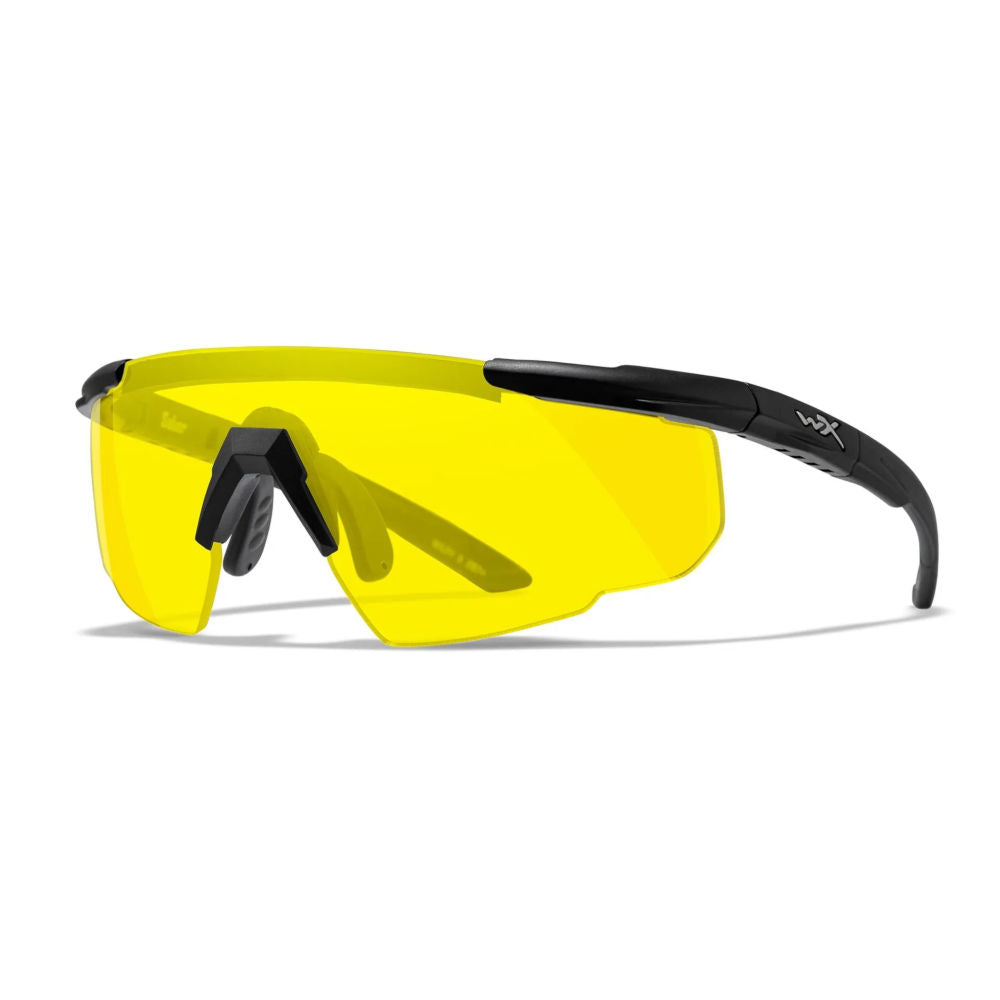 Wiley X - Sabre Advanced Ballistic Glasses Gelb - 1 Glas-Schieß- & Sportbrillen-Wiley X-GearFreak.de-1