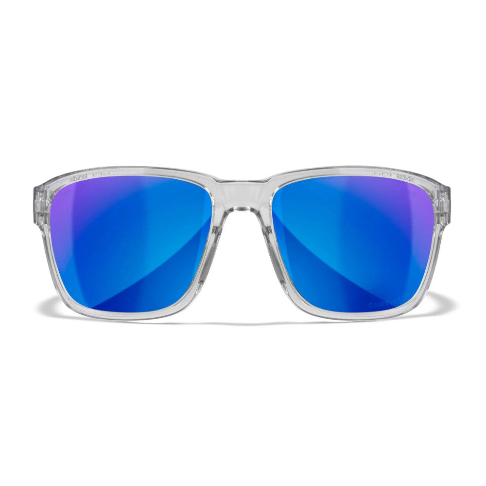 Wiley X - Trek Polaroid Brille Blau  Thin Blue Line Version-Sonnenbrillen & Sportbrillen-Wiley X-GearFreak.de-2