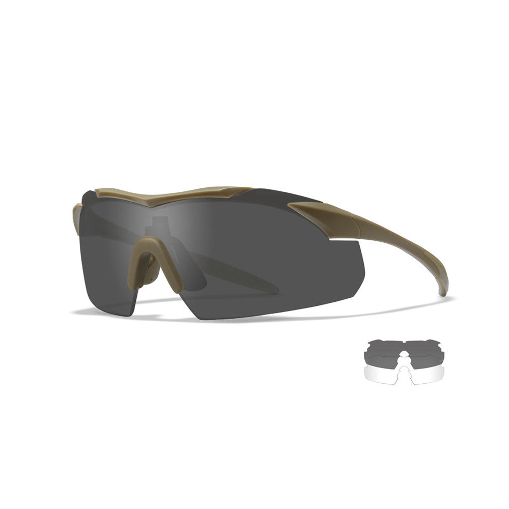 Wiley X - VAPOR 2.5 Tan Frame Sonnenbrille - 2 Gläser-Schieß- & Sportbrillen-Wiley X-GearFreak.de-1