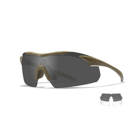 Wiley X - VAPOR 2.5 Tan Frame Sonnenbrille - 2 Gläser-Schieß- & Sportbrillen-Wiley X-GearFreak.de-1