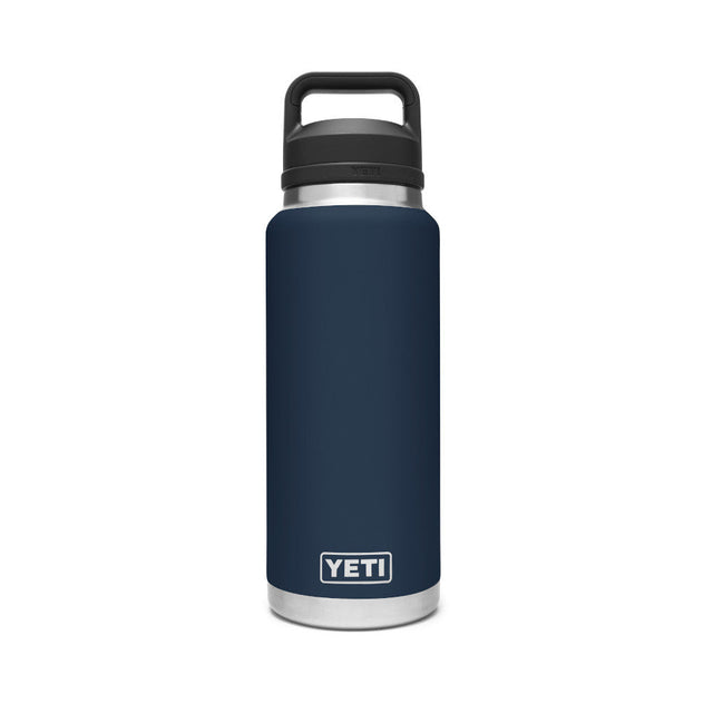 YETI - Rambler Flasche mit Chug Cap 1L // Dunkelblau-Thermobecher & Thermosflaschen-YETI-GearFreak.de-1