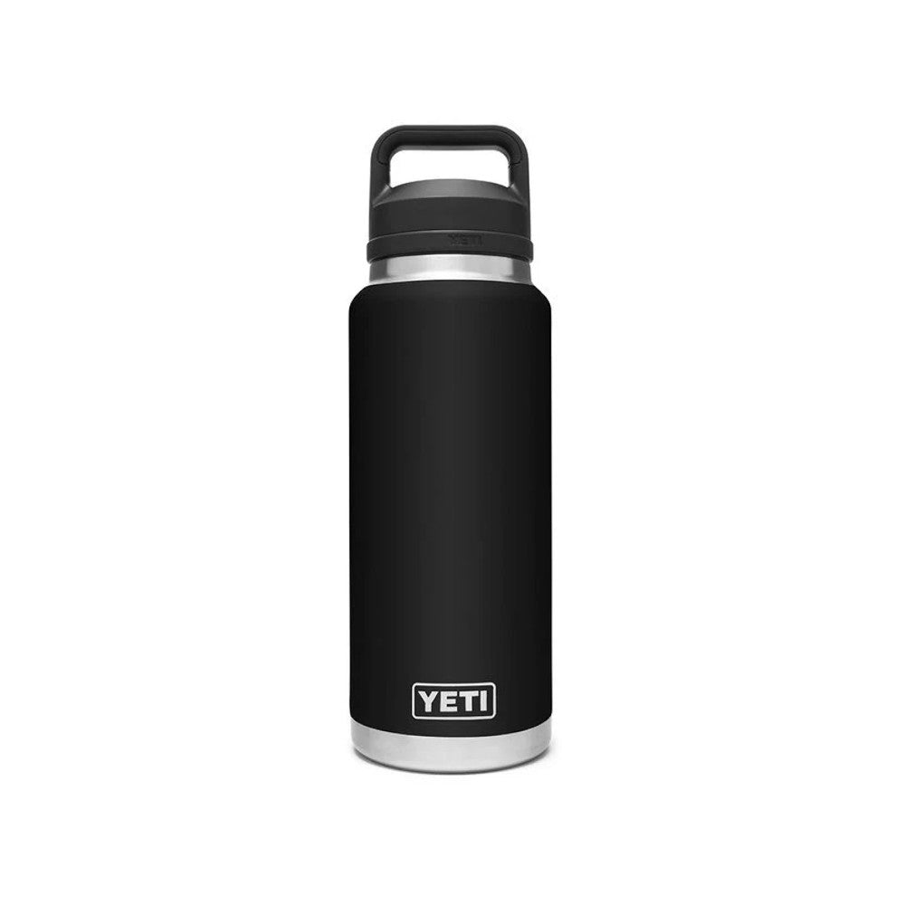 YETI - Rambler Flasche mit Chug Cap 1L // Schwarz-Thermobecher & Thermosflaschen-YETI-GearFreak.de-1