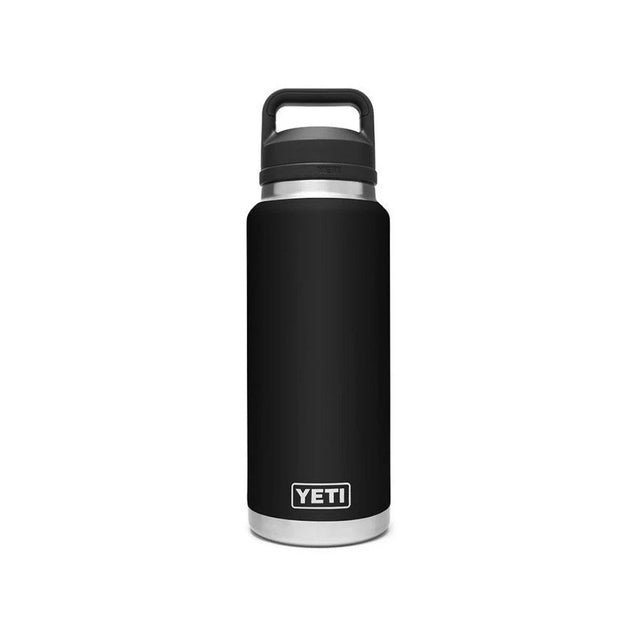 YETI - Rambler Flasche mit Chug Cap 1L // Schwarz-Thermobecher & Thermosflaschen-YETI-GearFreak.de-1