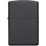 Zippo - Schwarzes Mattfeuerzeug-Feuerzeuge-Zippo-GearFreak.de-1