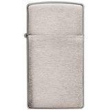 Zippo - Slim Feuerzeug aus gebürstetem // Chrom-Feuerzeuge-Zippo-GearFreak.de-1
