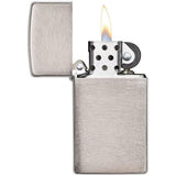 Zippo - Slim Feuerzeug aus gebürstetem // Chrom-Feuerzeuge-Zippo-GearFreak.de-3