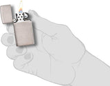 Zippo - Slim Feuerzeug aus gebürstetem // Chrom-Feuerzeuge-Zippo-GearFreak.de-4