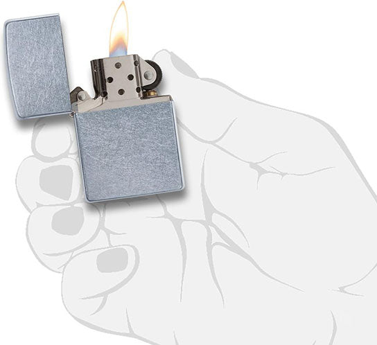 Zippo - Street Chrome Feuerzeug-Feuerzeuge-Zippo-GearFreak.de-4