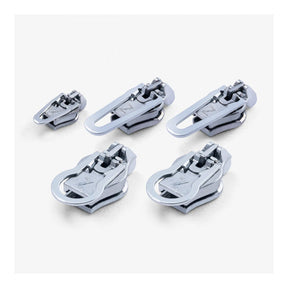ZlideOn - Multipack Normaler Reißverschluss (5er Pack) // Silber-Klebeband, Kleber & Reparatur-ZlideOn-GearFreak.de-1