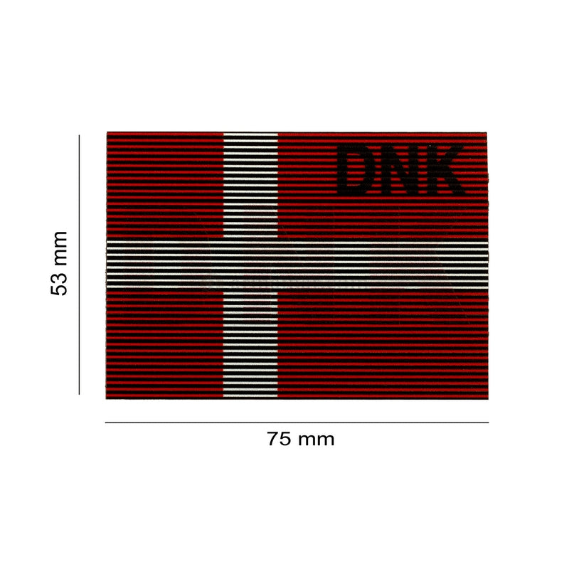 ClawGear - Dual IR Dänische Flagge Patch // Olivgrün