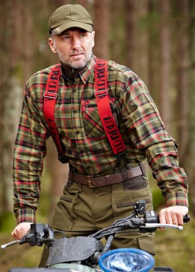 Härkila - Carl-August Hosenträger m. Knöpfen // Grün