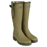 Le Chameau - Vierzon Herren Gummistiefel mit Jerseyfutter // Dunkelgrün