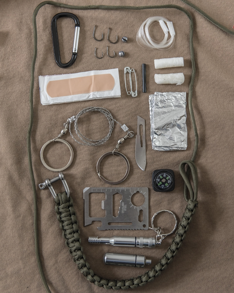 Mil-Tec - Paracord Survival Kit Large // Olivgrün
