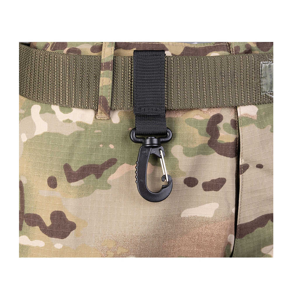 Mil-Tec - Karabiner mit Gürtelschlaufe // Olivgrün