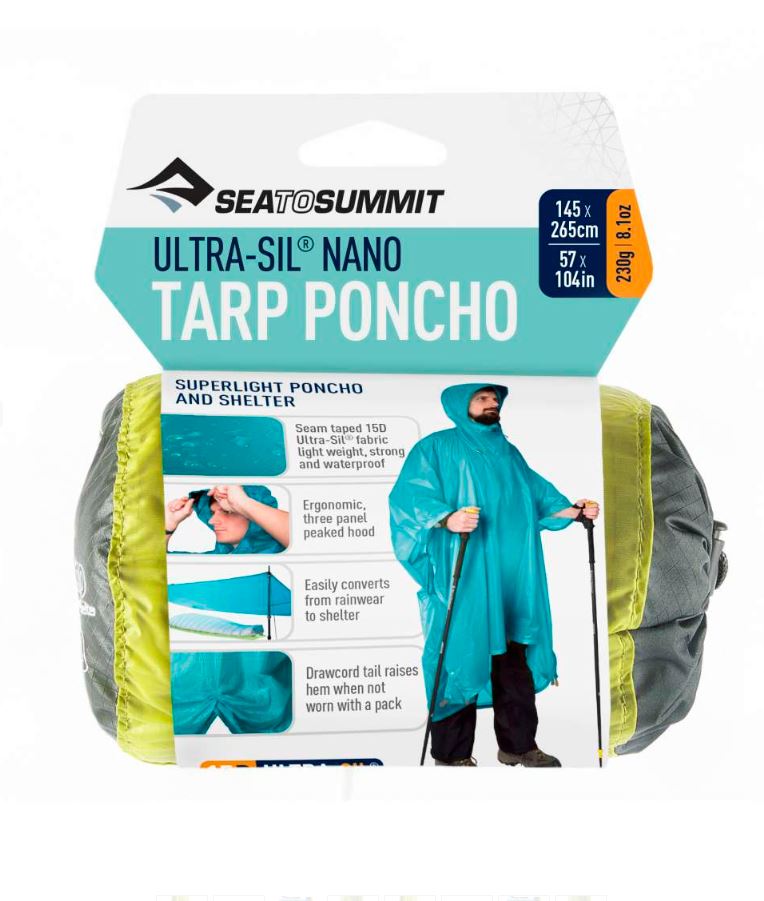 Sea To Summit - Ultra-Sil Nano Tarp Poncho // Limettengrün