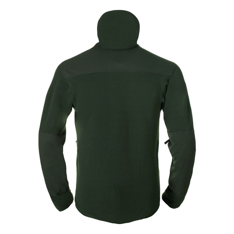Warmpeace - Sneaker Powerstretch-Fleecejacke // Schwarz